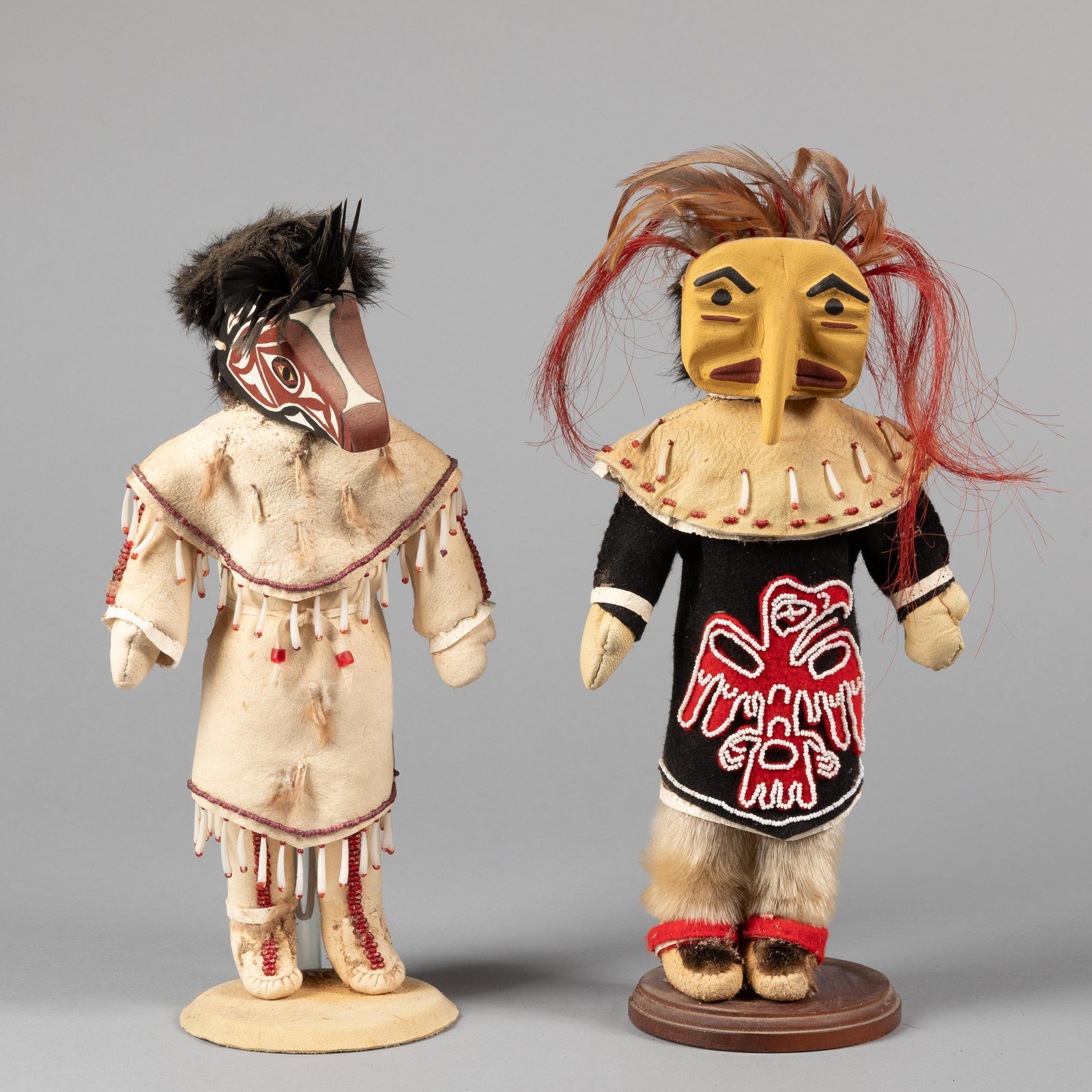 Tlingit (Northwest Coast), Pair of Dolls with Removable Masks (1 of 3)
