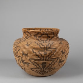 Apache, Basketry Jar, ca. 1900