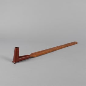 Sioux, Pipe Bowl and Stem, ca. 1885 - 1890