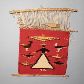 Diné (Navajo), Pictorial Sampler, ca. 1890