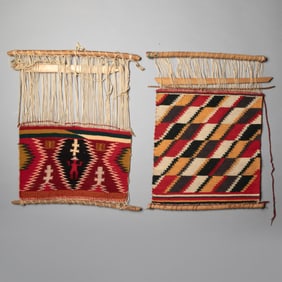 Diné (Navajo), Two Samplers, ca. 1900
