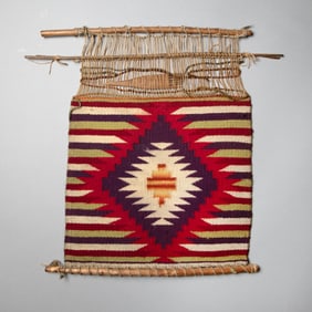 Diné (Navajo), Sampler, ca. 1890