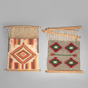 Diné (Navajo), Two Samplers, ca. 1910