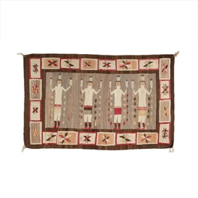 Diné (Navajo), Yei Pictorial Rug