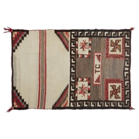 Diné (Navajo), Double Saddle Blanket, ca. 1935