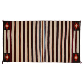 Diné (Navajo), Double Saddle Blanket, ca. 1955