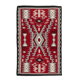 Diné (Navajo), Klagetoh Storm Pattern Rug, ca. 1970