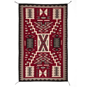 Marie Tsosie, Storm Pattern Rug