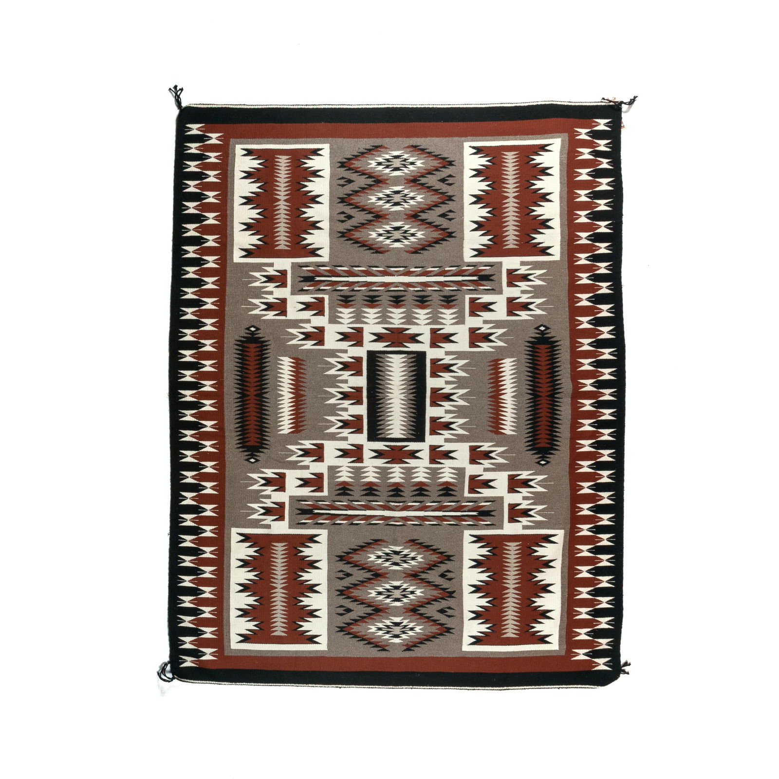 Emberlinda Yazzie, Storm Pattern Rug (1 of 2)