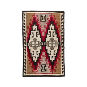 Diné (Navajo), Crystal Rug, ca. 1945