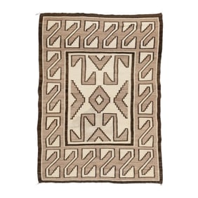 Diné (Navajo), Crystal Pattern Rug, ca. 1925