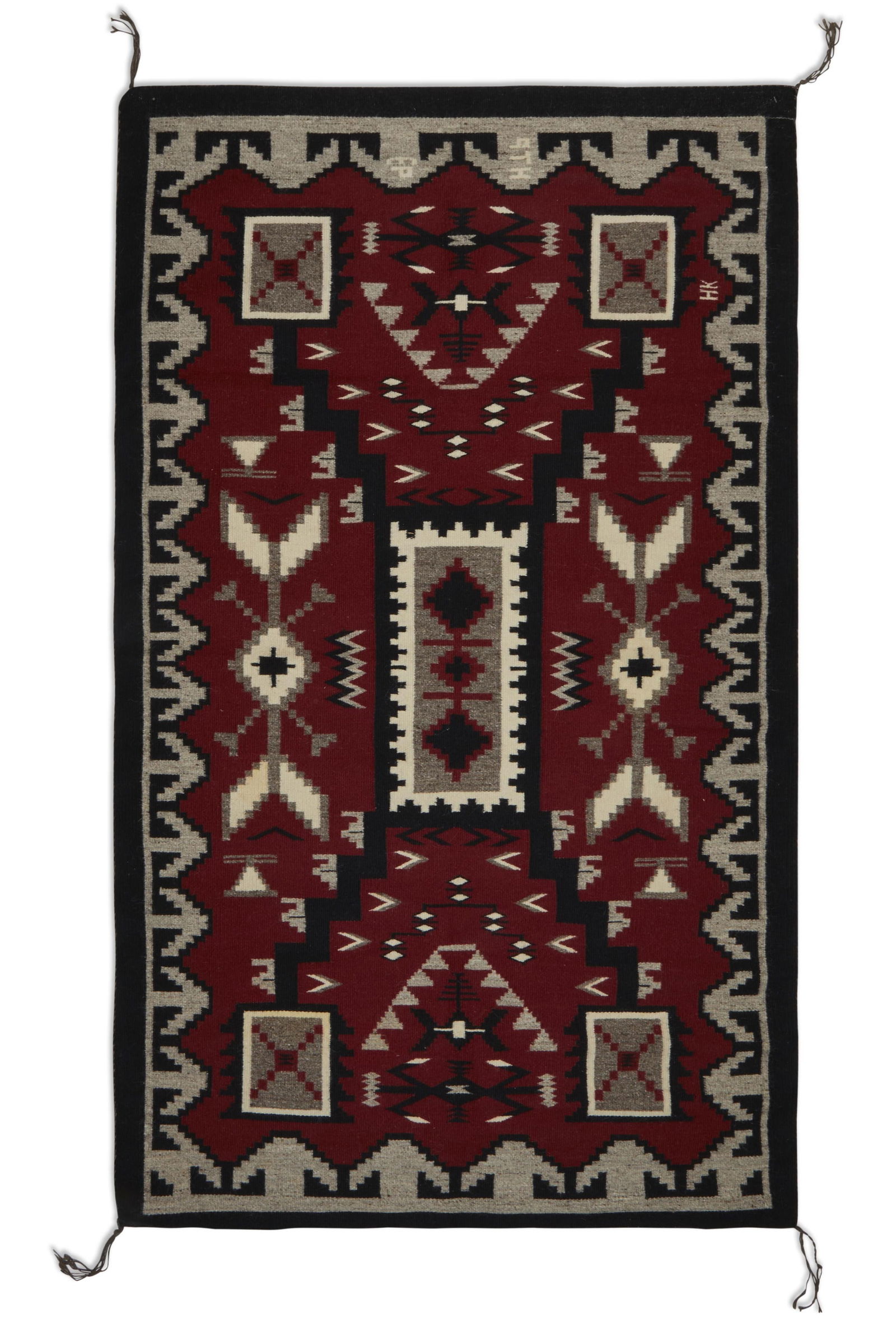 Diné (Navajo), Storm Pattern Rug, 1993 (1 of 2)