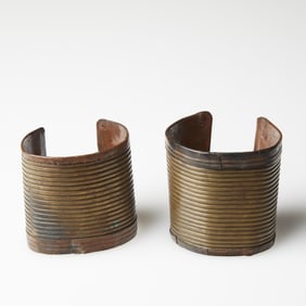 Plains, Copper Wrist Guards, ca. 1885