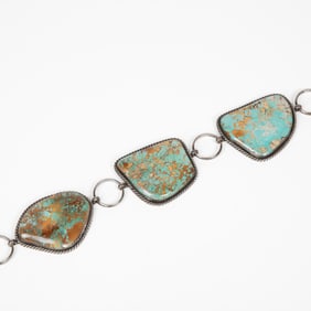 Southwest Style, Turquoise Link Belt, ca. 1975