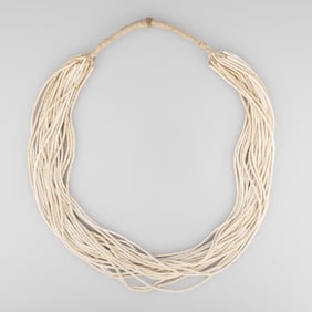 Southwest Style, Twenty Strand White Heishi Necklace