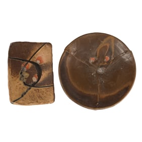 Randy Johnston, Two Ceramic Platters