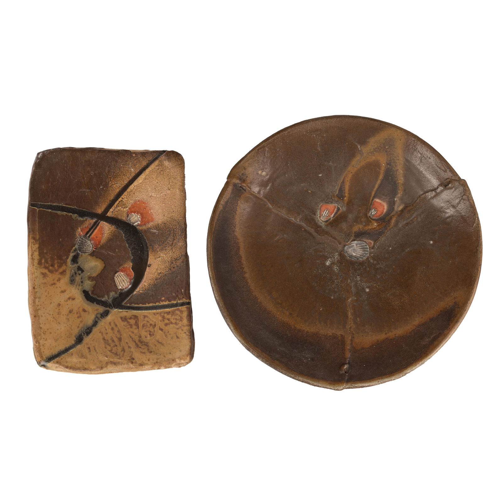 Randy Johnston, Two Ceramic Platters (1 of 5)