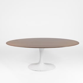 Eero Saarinen, Rosewood Oval Dining Table