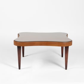 Style of Gilbert Rohde Paldao, Cork Coffee Table, ca. 1945