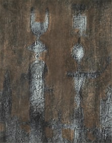 Mirko Basaldella, Untitled (Two Forms)