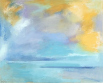 Hyde Solomon, Gold and Blue Sunset, 1977