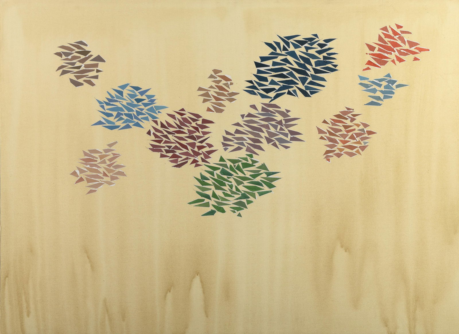 Robert Goodnough, Clusters on Yellow, 1975 - 1976 (1 of 4)