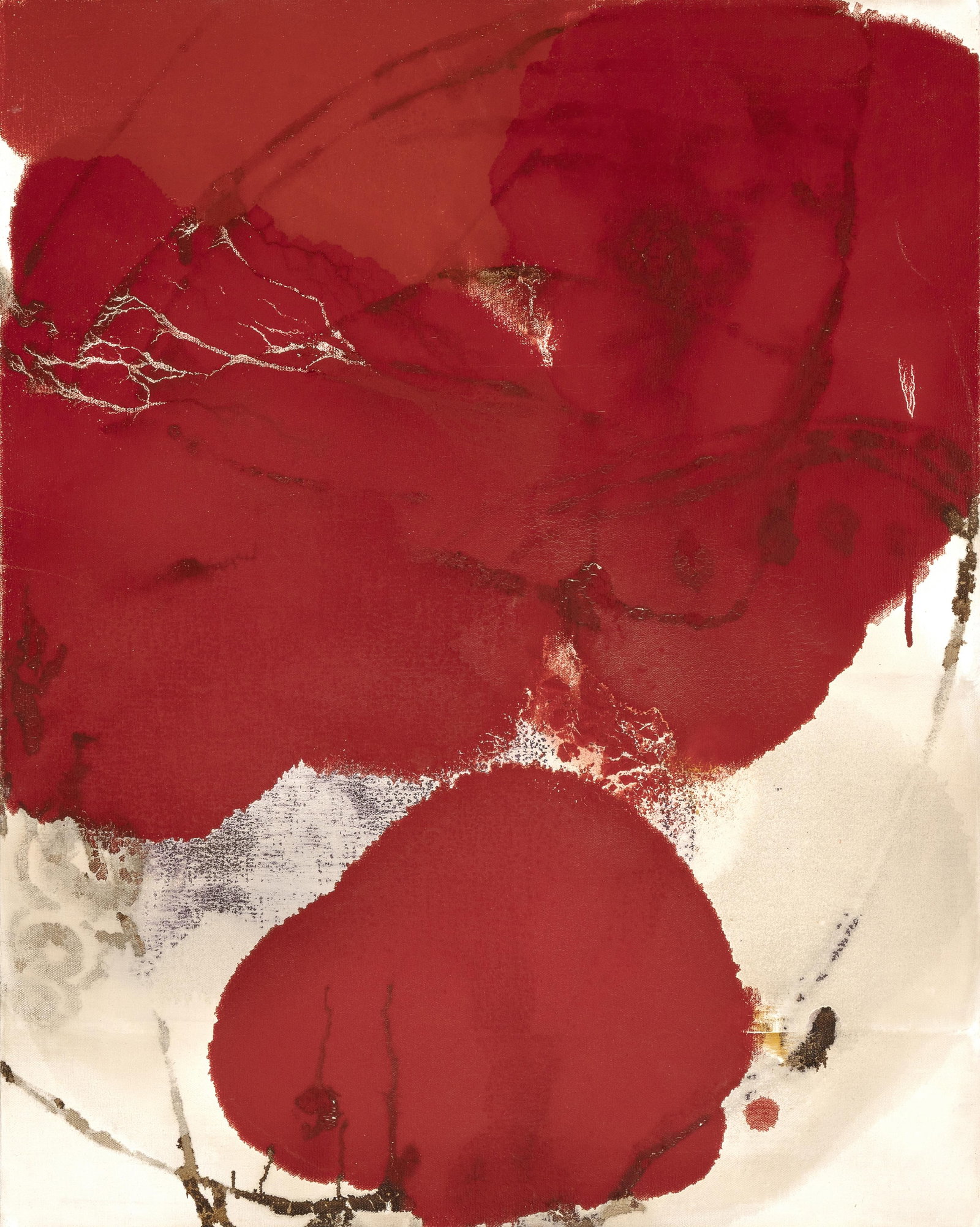 Dirk de Bruycker, Salto Rojo I, 2005: Dirk de BruyckerBelgian, b. 1955Salto Rojo I, 2005mixed media on canvasinscribed verso: DIRK DE BRUYCKER / 2005 / SALTO ROJO I / 30" x 24"30 x 24 x 1 1/2 in. (76.2 x 61 x 3.8 cm.) Private Collec