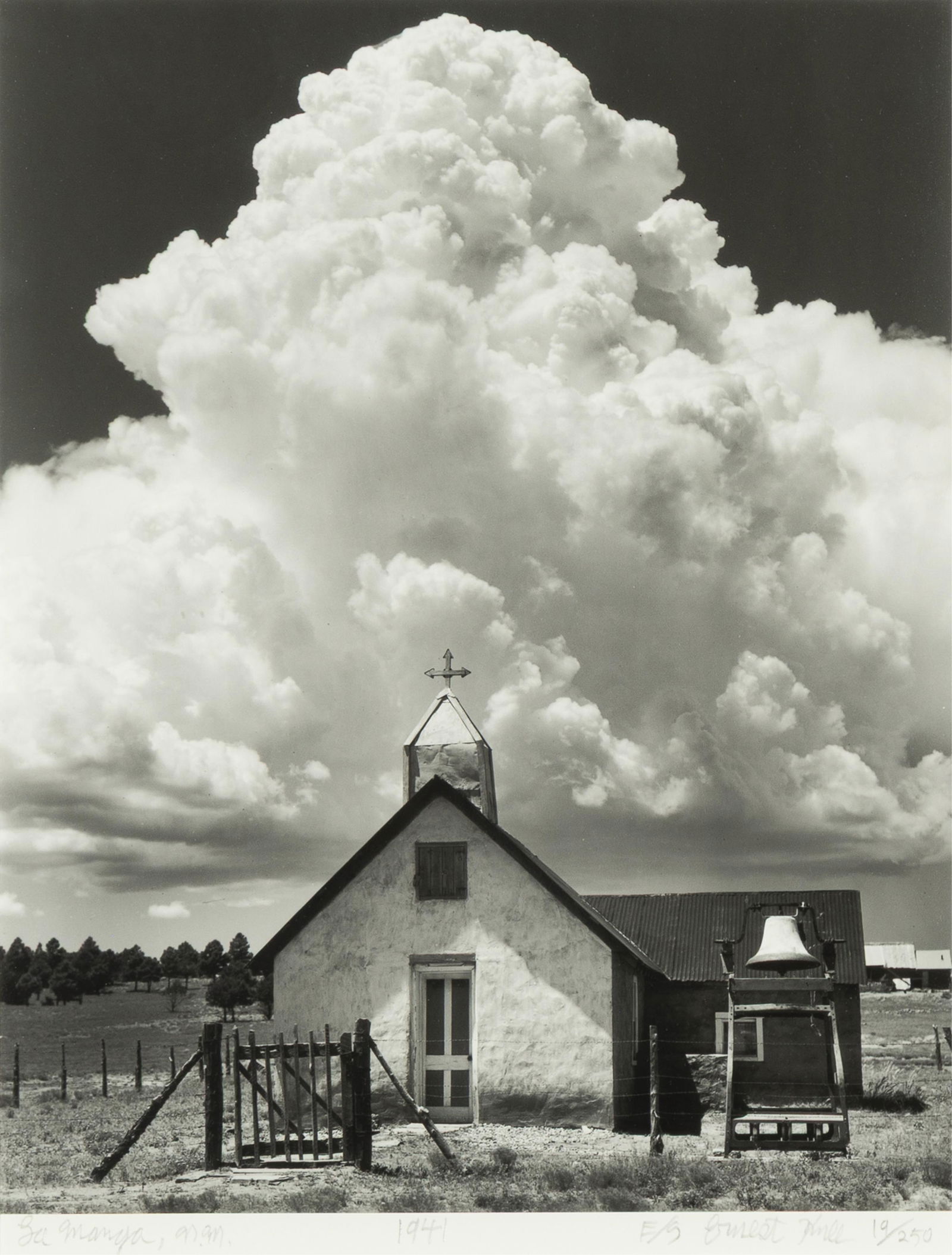 Ernest Knee, Church, La Manga, New Mexico, 1941 (1 of 3)