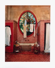 Michael Eastman, Red Bathroom (from the Havana, Cuba Series), 2002