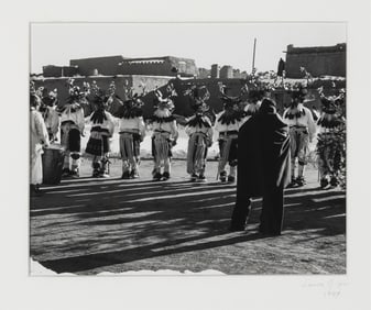 Laura Gilpin, Tesuque Deer Dance, 1949