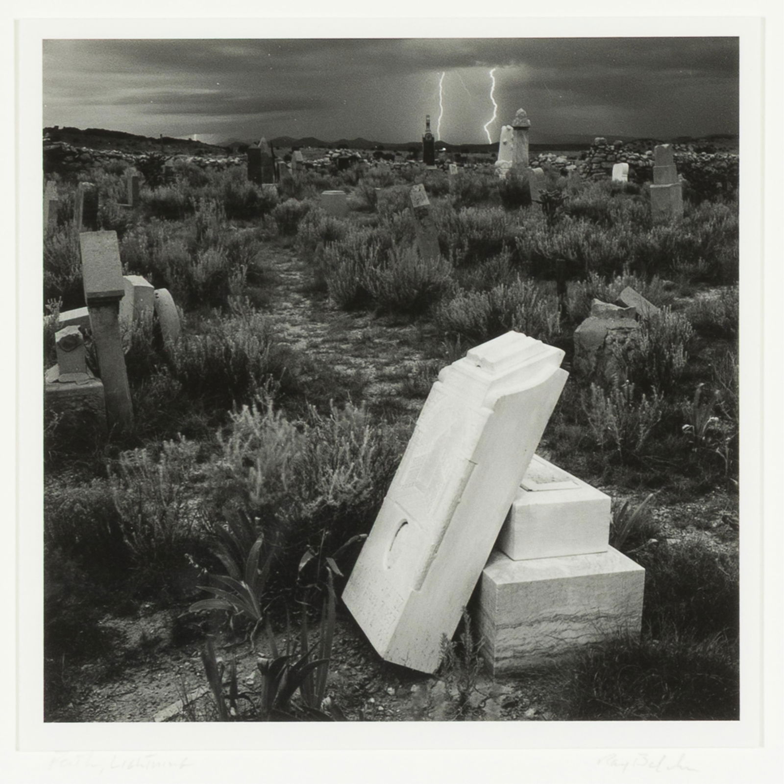 Ray Belcher, Path, Lightning: Galisteo, 1983 (1 of 3)