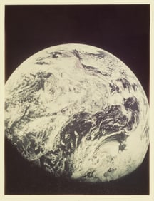 NASA, Earth Seen from Apollo 8, 1968