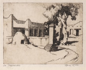 Gene Kloss, La Hacienda, 1925