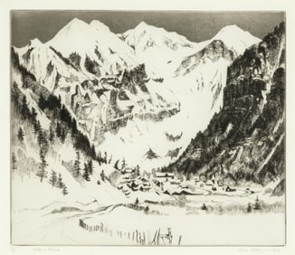 Gene Kloss, Winter in Telluride, 1968