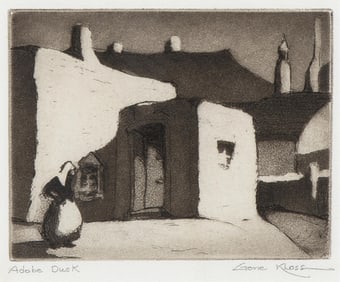 Gene Kloss, Adobe Dusk, 1925