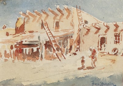 Franz Strahalm, Santa Clara Pueblo, New Mexico, 1926 - 1927