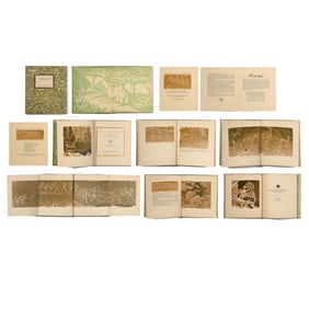 Gustave Baumann, Frijoles Canyon Pictographs + Original Publishers Prospectus, 1939