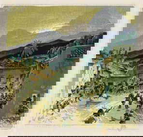 Gustave Baumann, Morning in Mexico, 1934