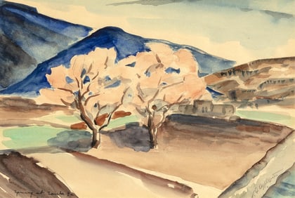 Frank G. Applegate, Spring at Santa Fe