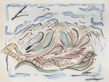 Cady Wells, Desert Scene, 1933
