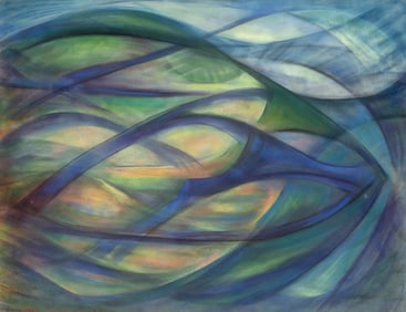 Dorothy Alden Morang, Landscape Rhythms, 1956