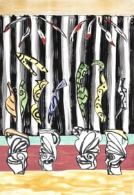 Betty Woodman, Reflective Vases I, 2007