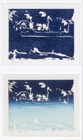 Alex Katz, Pair of Prints: Coleman Pond 2 + Coleman Pond 3, 2007