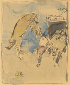 William Penhallow Henderson, Rearing Horse, ca. 1905