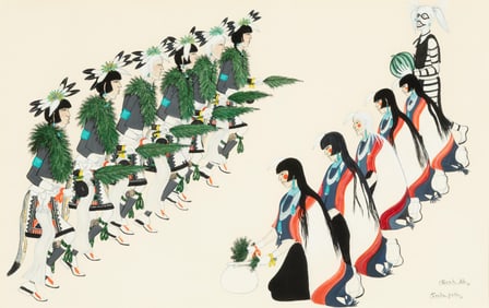 Tonita Vigil [Quah Ah] Peña, Untitled (San Ildefonso Dancers)