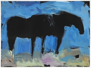 Theodore Waddell, Untitled (Two Horses)