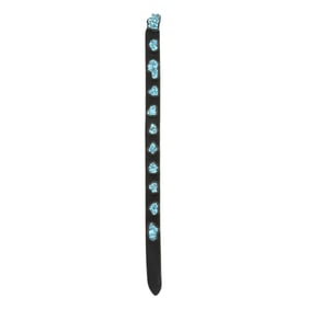Alice Platero, Silver Belt with Natural Kingman Turquoise, ca. 1975