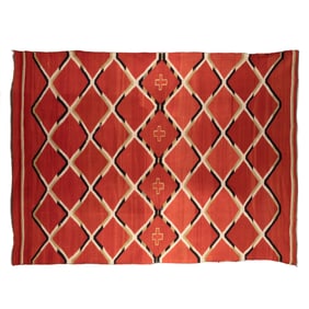 Diné (Navajo), Late Classic Men's Wearing Blanket, ca. 1875