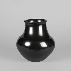 Maria Martinez, Blackware Vase, ca. 1960