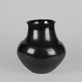 Maria Martinez, Blackware Vase, ca. 1960